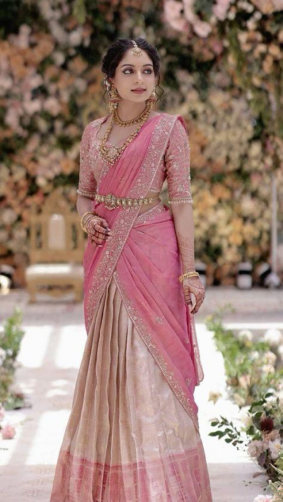 half saree